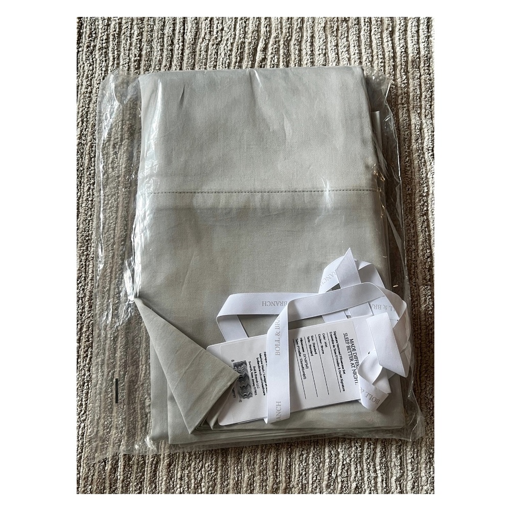 Boll & Branch signature hemmed pillowcase set